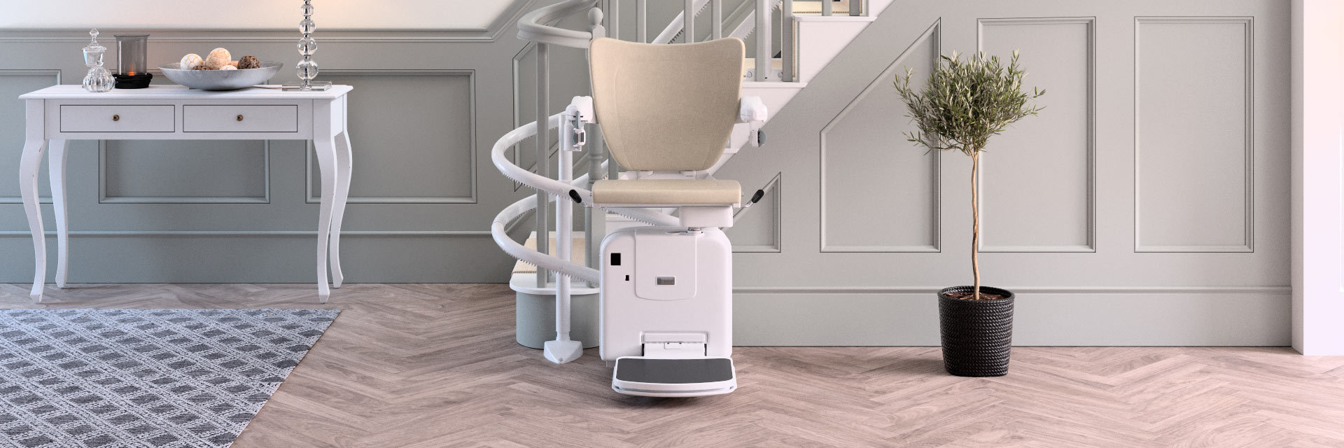 Handicare 2000 curved stairlift in San Diego CA