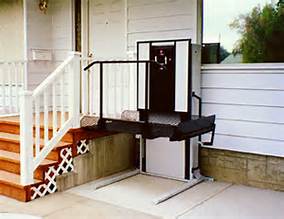 electric wheel chair elevator sun city Az. vertical platform mobile home porchlift