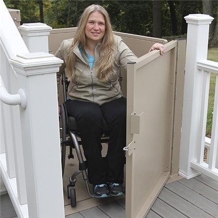 Mesa vertical platform mobile home wheelchair vpl porch lift