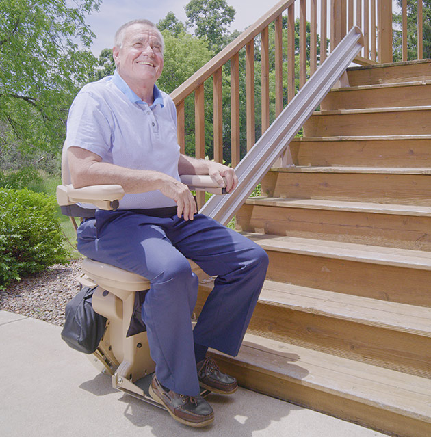 phoenix az outside chairstair lift stairway exterior chair staircase outdoor stairlift