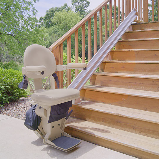 Outdoor Stair Lifts Mesa liftchair exterior outside stairchair