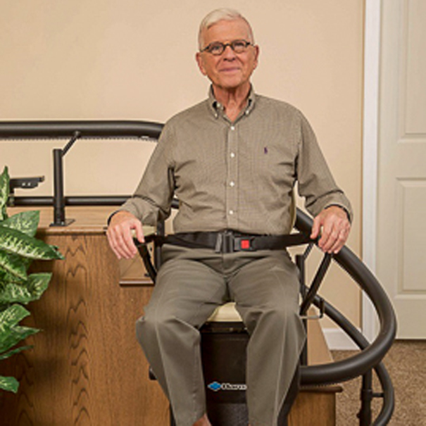 Curved Stairlift oakland ca chair lift stair glide