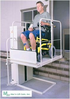 macslift pl50 pl72 wheel chair porch lift accessibility ada phoenix az vertical platform wheelchair lifts