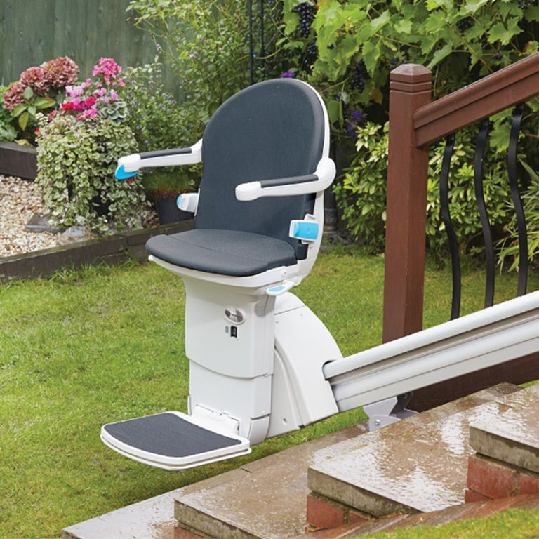 elite outdoor outside exterior stair chair lift are Indio ca stairway used staircase stair chairlift