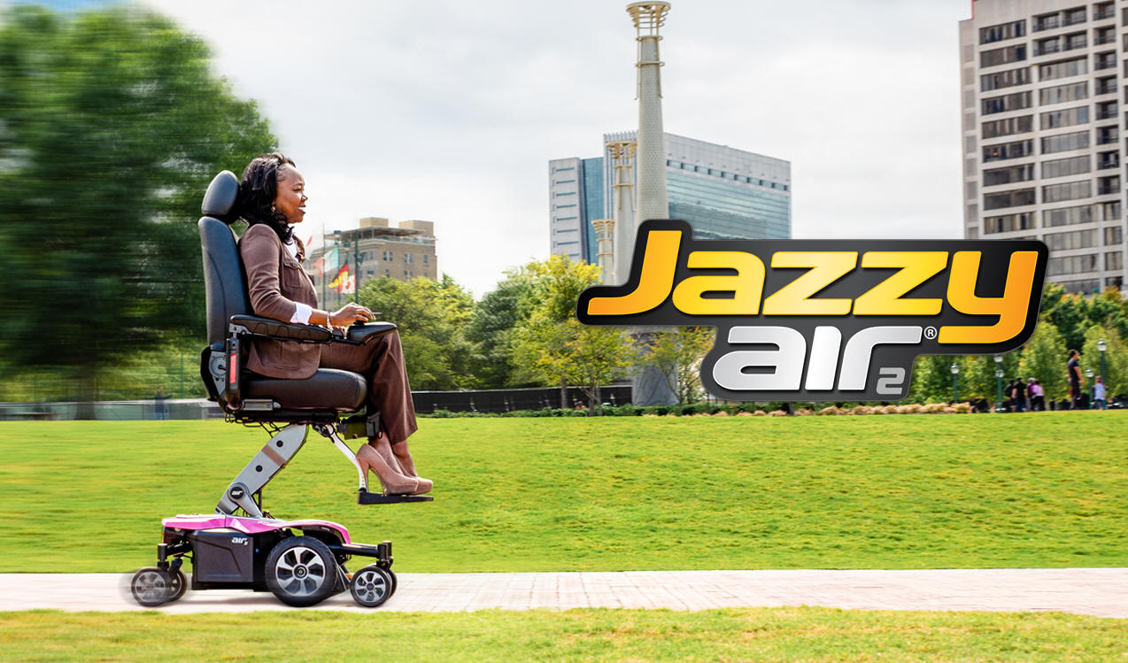 Pride Jazzy Air RENTALSport Beach Rent Electric Wheelchair