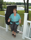 Outdoor Electra-Ride Elite Straight Rail Stairlift