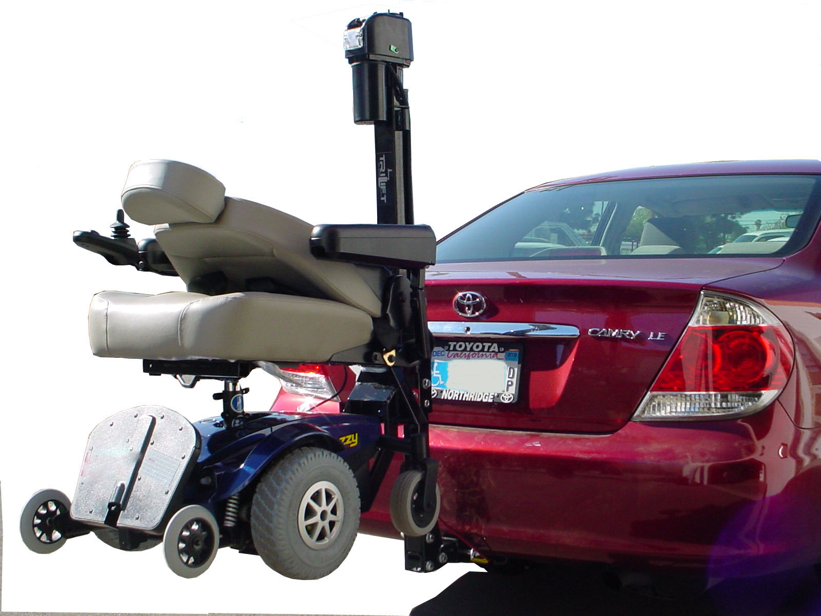 trilift scooter vehicle handicapped hitch lift
