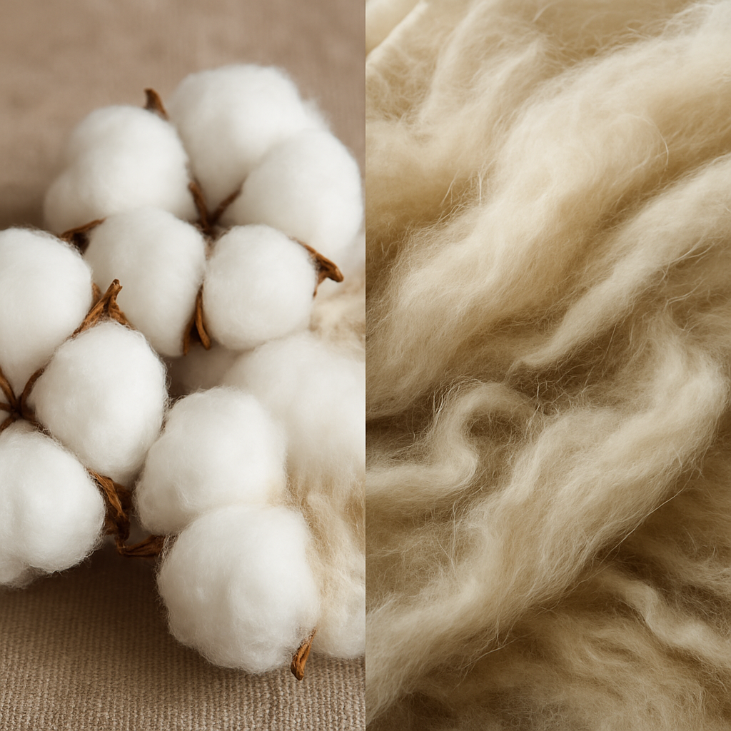 Phoenix organic natural wool cotton adjustable bed mattresses